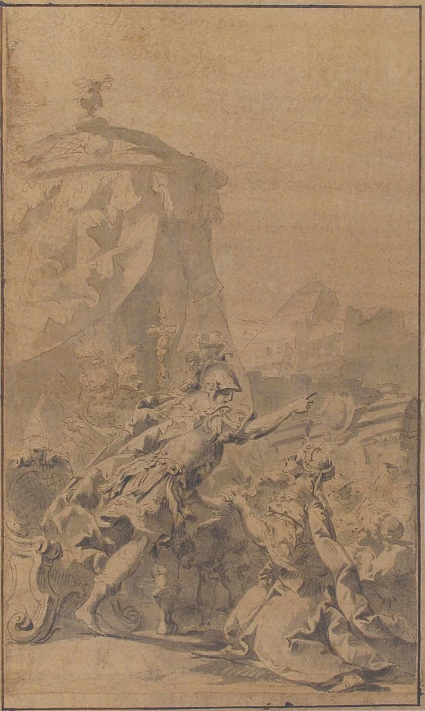 L'addio di Ettore ad Andromaca e Astianatte - Metropolitan Museum of Art, New York